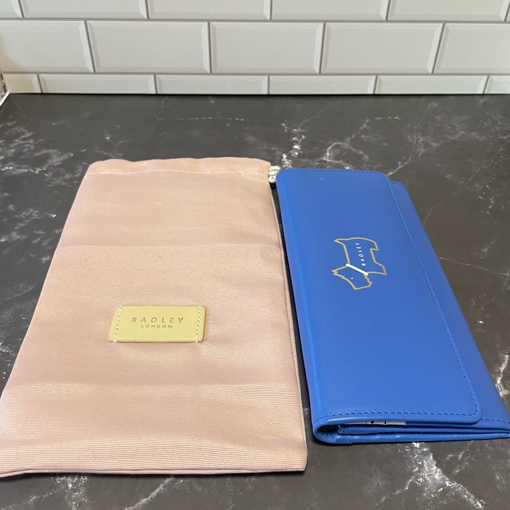 Radley London Classic Radley Flapover Blue Wallet